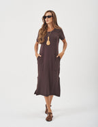 Vestido Jade Marrom