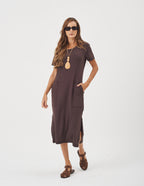 Vestido Jade Marrom
