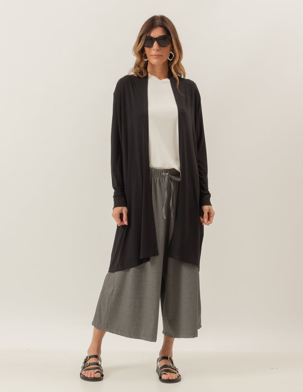 CARDIGAN CURTO PRETO