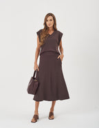 Conjunto Alessia Marrom