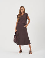 Conjunto Alessia Marrom