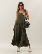 Vestido Longo Veneza Militar
