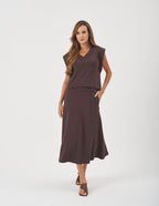 Conjunto Alessia Marrom