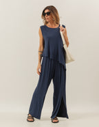 Conjunto Duo Florence Azul Marinho