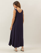 Vestido Longo Veneza Marinho