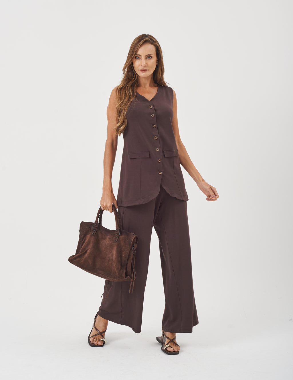 Conjunto Aurora Marrom