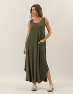 Vestido Longo Veneza Militar