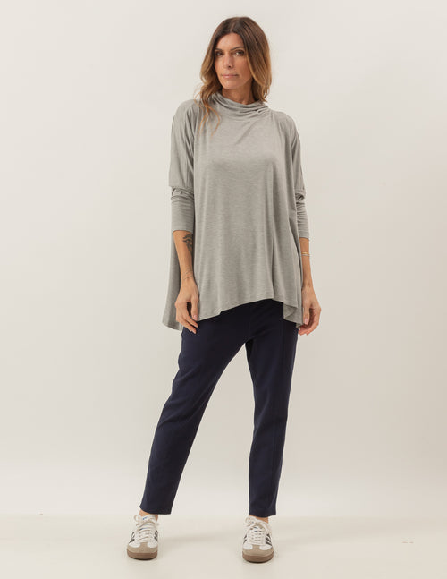Blusa Gola Boba Oversized Mescla