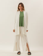 CARDIGAN CURTO OFF WHITE