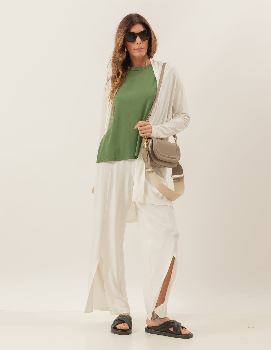 CARDIGAN CURTO OFF WHITE
