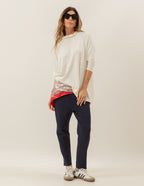 Conjunto Blusa Gola Boba Off White e Calça Eleonora Marinho
