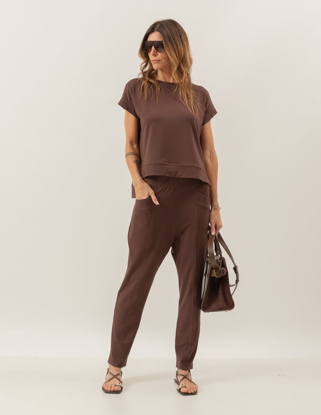Conjunto Eleonora Marrom