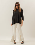 Blusa Gola Boba Oversized Preta