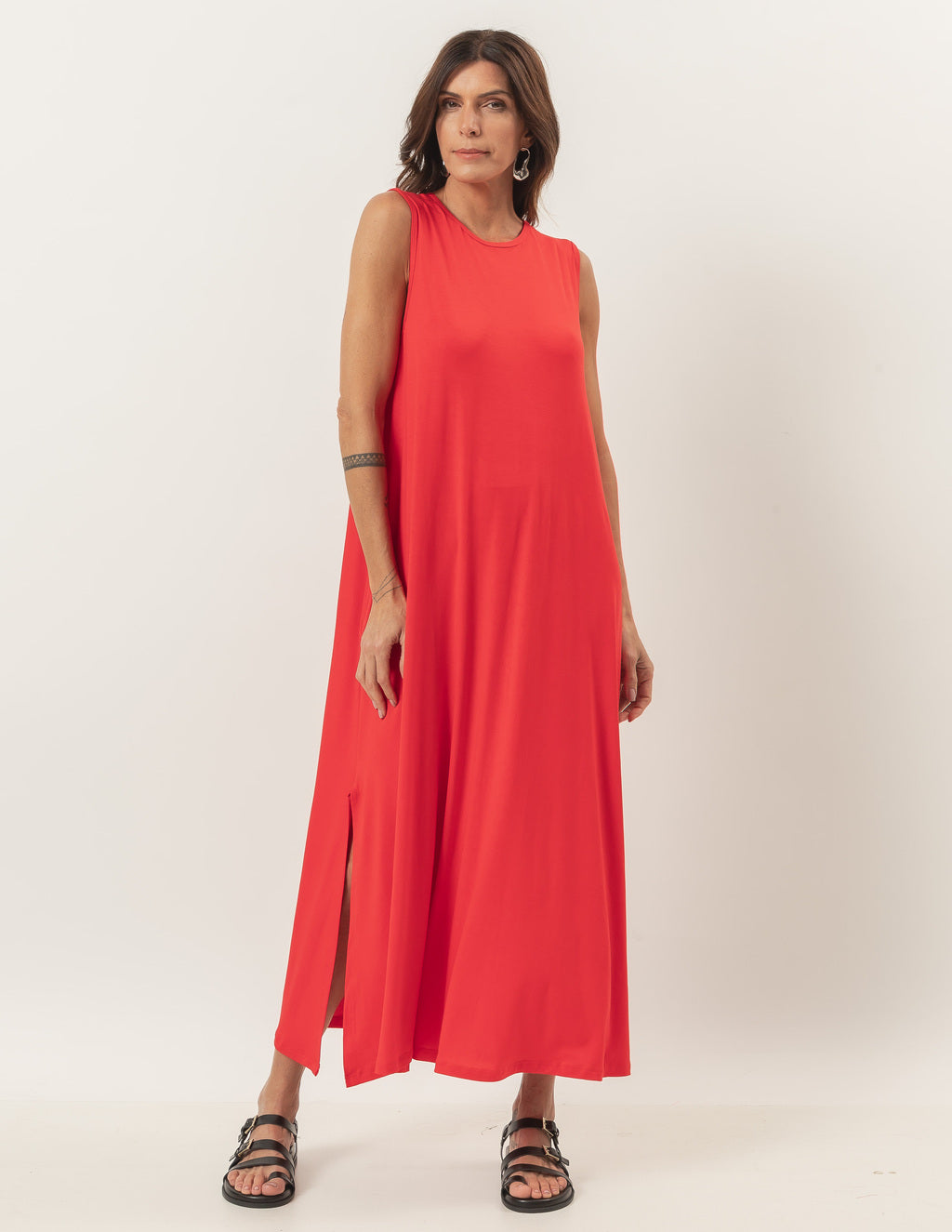 Vestido Longo Clara Vermelho