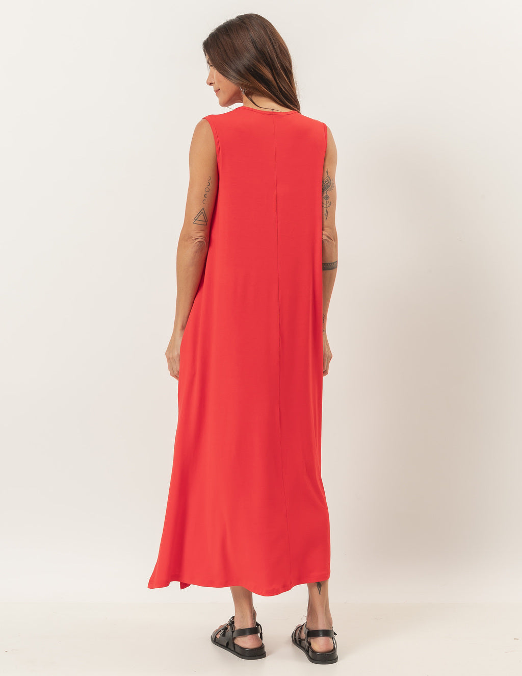 Vestido Longo Clara Vermelho