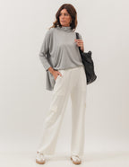 Blusa Gola Boba Oversized Mescla