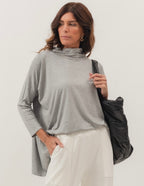 Blusa Gola Boba Oversized Mescla