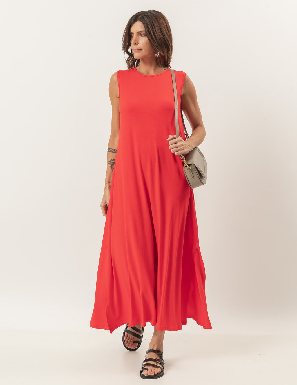 Vestido Longo Clara Vermelho