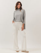 Blusa Gola Boba Oversized Mescla
