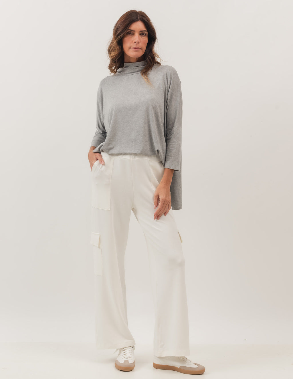 Blusa Gola Boba Oversized Mescla