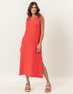 Vestido Esmeralda Vermelho