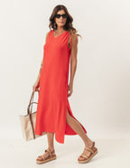 Vestido Esmeralda Vermelho