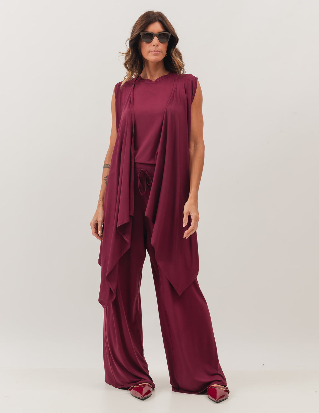 Cardigan Kimono Malbec
