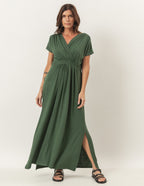 Vestido Claudia Verde Militar