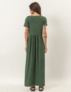 Vestido Claudia Verde Militar