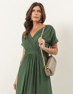 Vestido Claudia Verde Militar