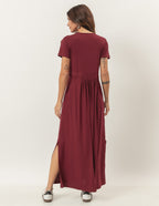 Vestido Claudia Bordô