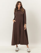 Vestido Fatima Marrom