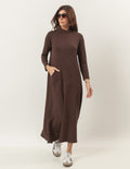 Vestido Fatima Marrom