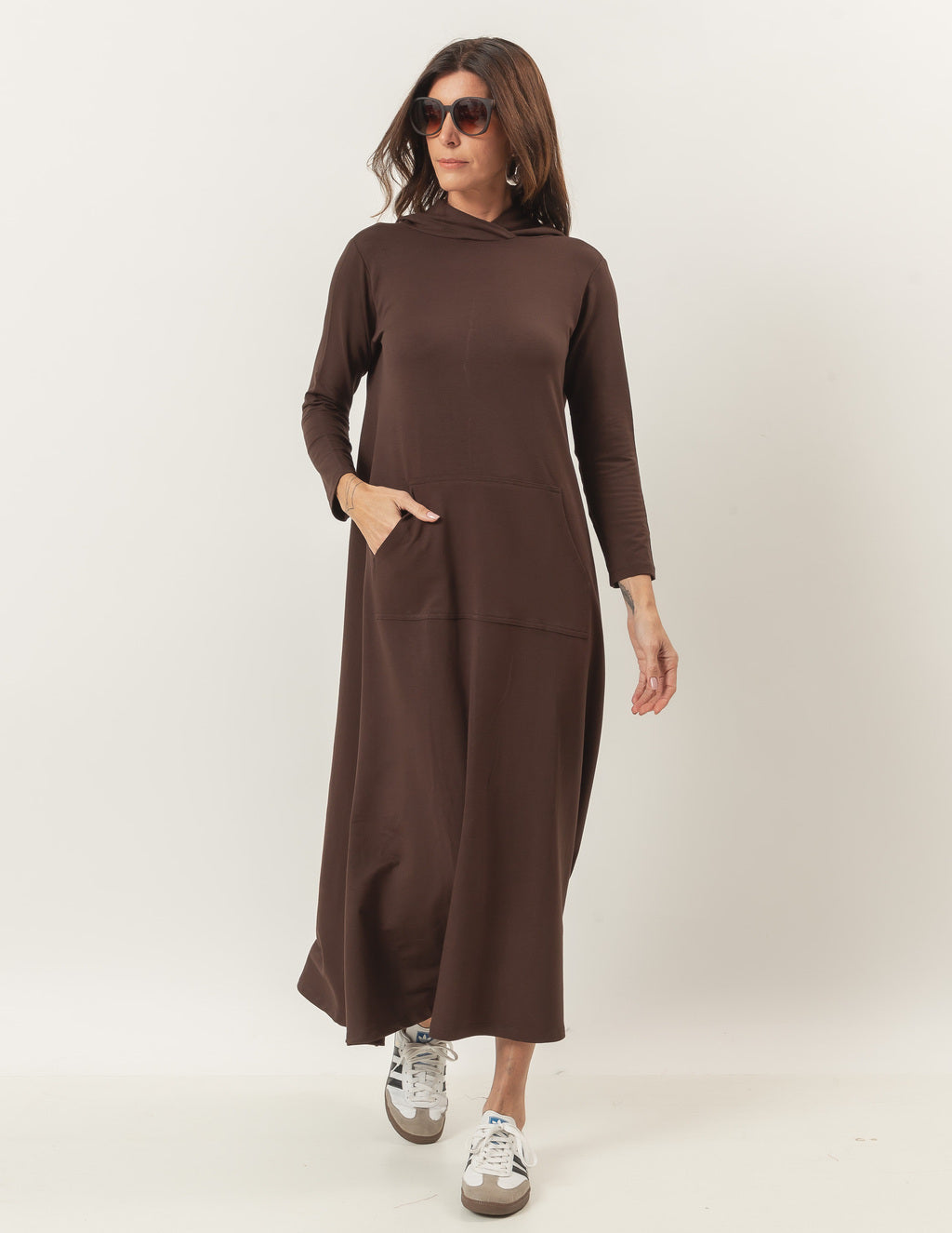 Vestido Fatima Marrom
