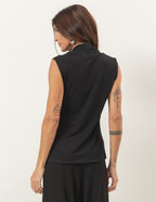 Conjunto Regata Barbara Preta e Calça Panama Preta