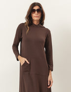 Vestido Fatima Marrom
