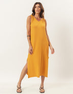 Vestido Esmeralda Mostarda