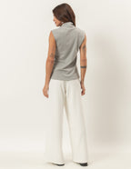 Regata Barbara Mescla e Calça Panama Off White