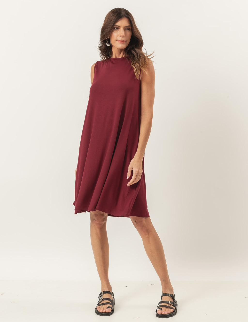 Vestido Liz Bordo