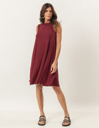 Vestido Liz Bordo