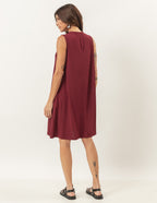 Vestido Liz Bordo