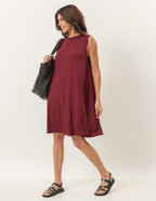 Vestido Liz Bordo