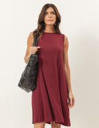 Vestido Liz Bordo