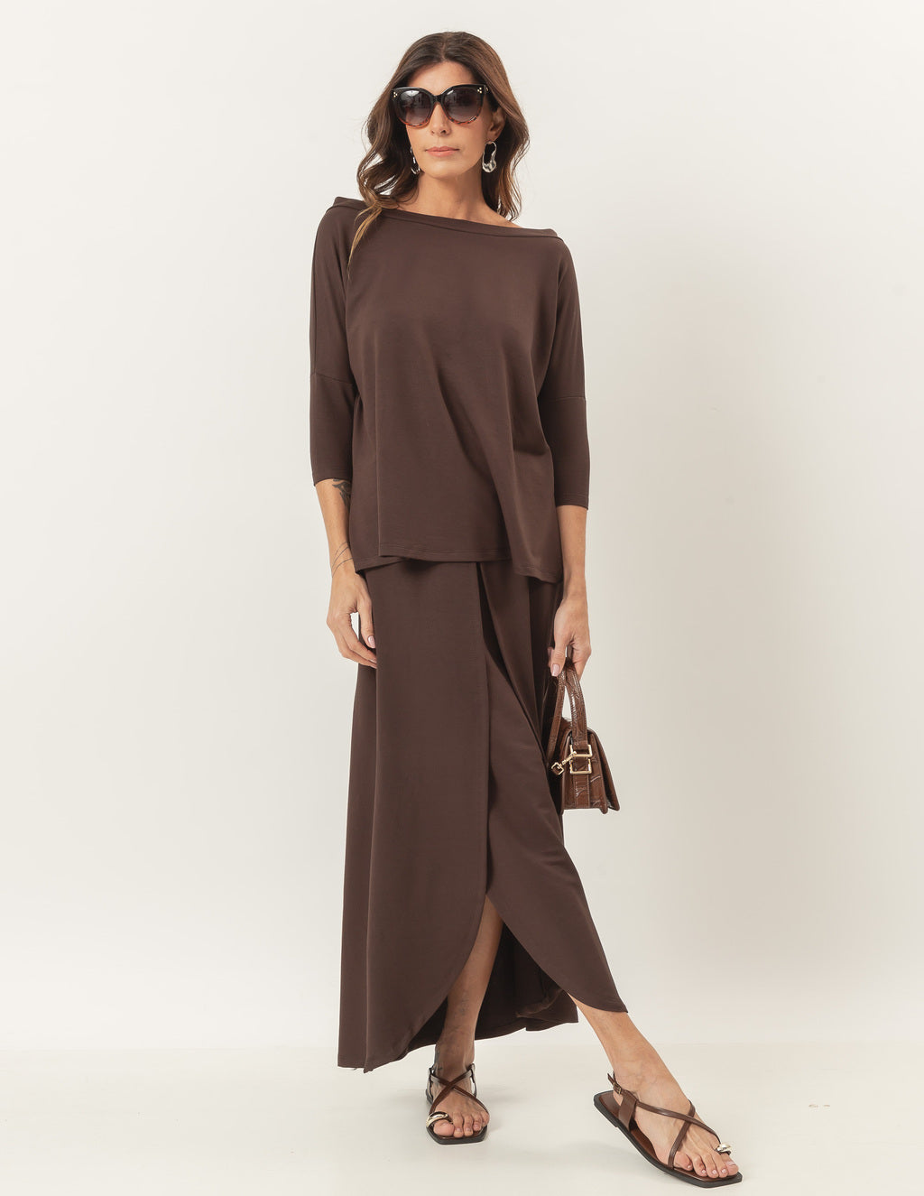 Conjunto Elba Marrom