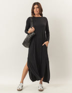 Vestido Longo Roma Preto