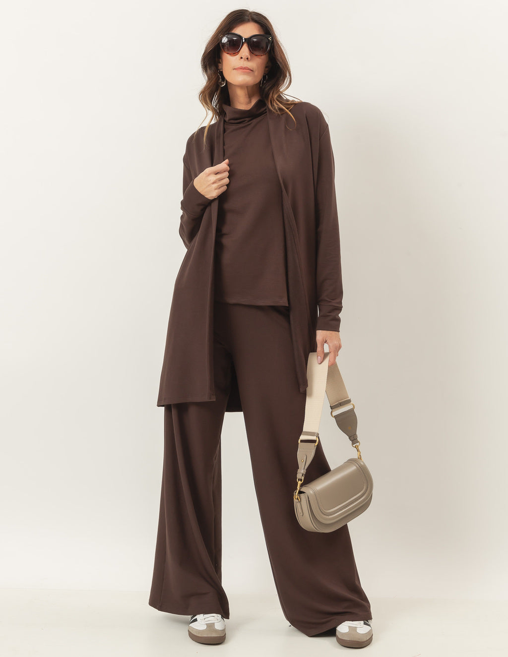 Conjunto Barbara Marrom