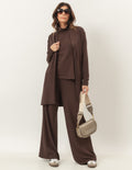 Conjunto Barbara Marrom