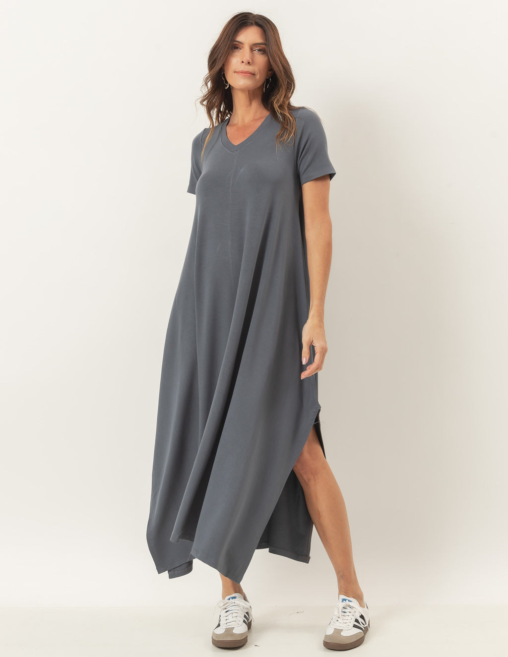 Vestido Aretha Chumbo