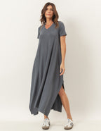 Vestido Aretha Chumbo