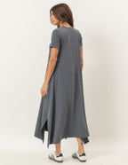 Vestido Aretha Chumbo